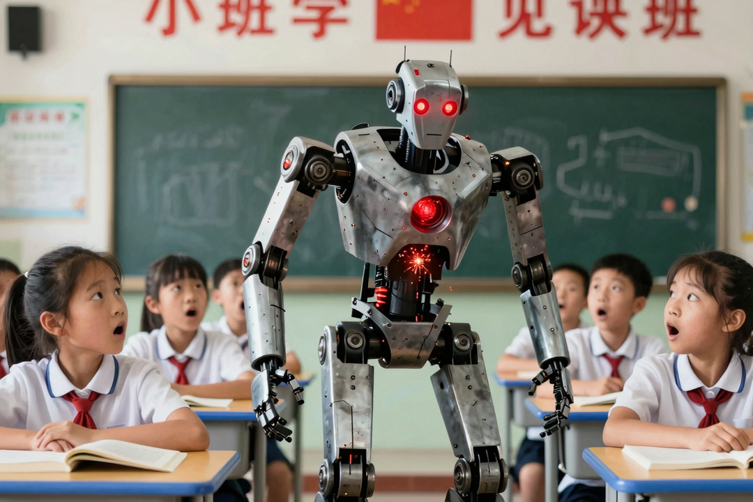 Robô Descontrolado Assusta Crianças em Apresentação Escolar na China