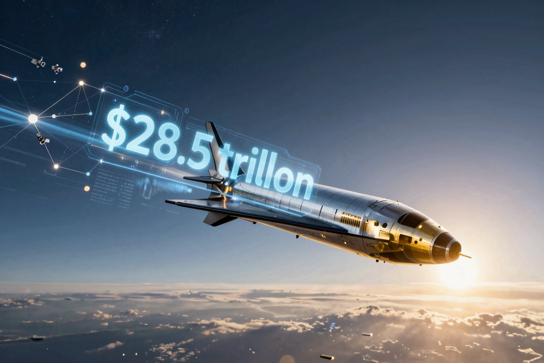 SpaceX Projeta Mercado de US$ 28,5 Trilhões em Espaço, IA e Conectividade