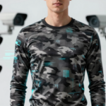 camisa digital camouflage confunde cameras vigilancia ia
