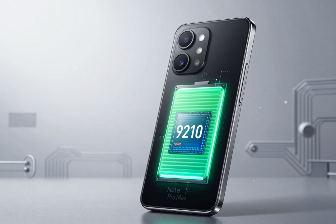 Redmi Note 17 Pro Max vaza com bateria de 9210mAh e Snapdragon 6 Gen 5
