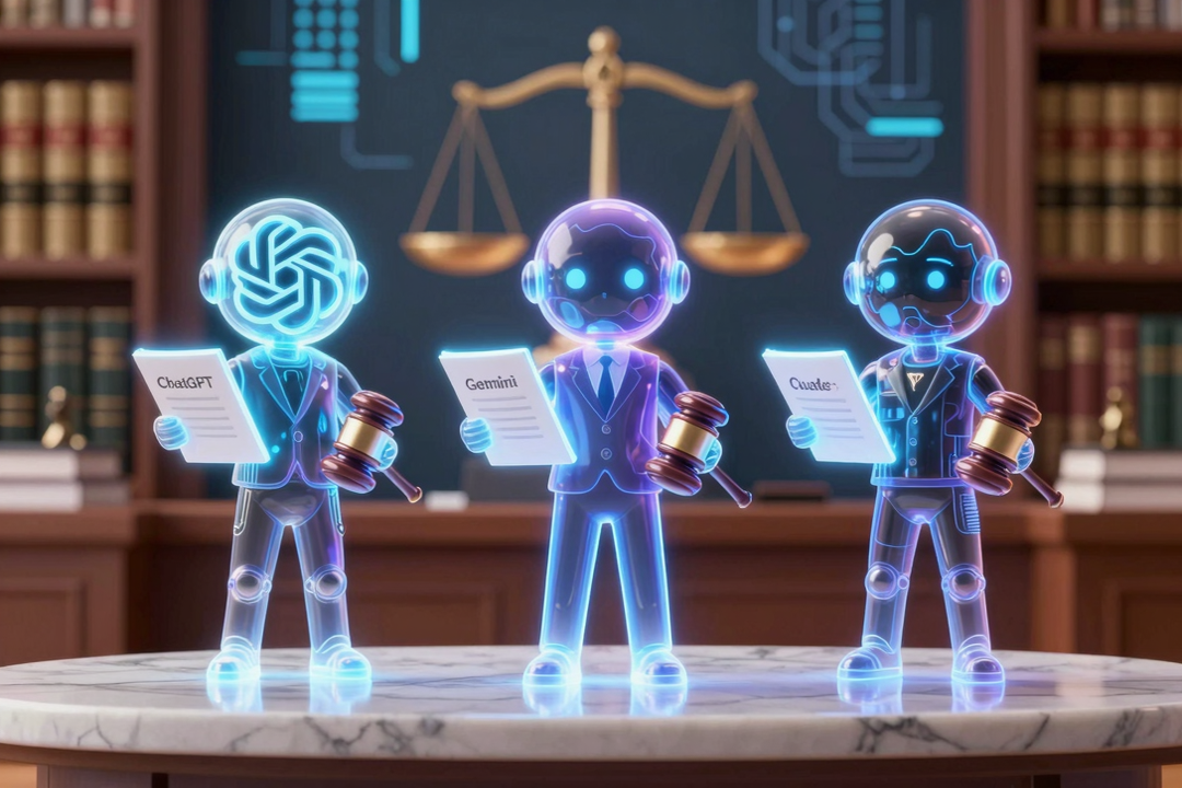 ChatGPT, Gemini e Claude: Qual IA é a melhor para advogados em 2026?
