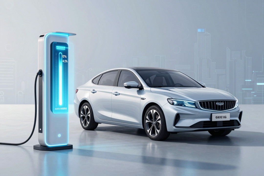 Geely Lança Carregamento Ultrarrápido com IA: 70% em 4,5 Minutos