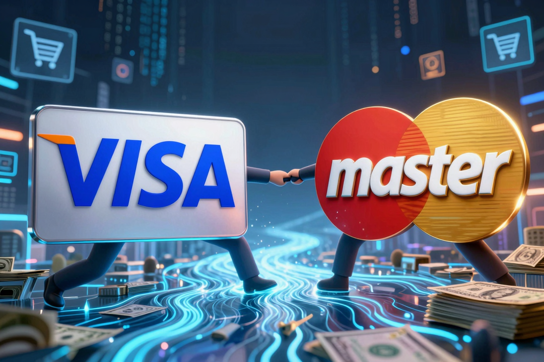Gigantes dos Pagamentos Disputam Trilhão na Era das Compras por IA