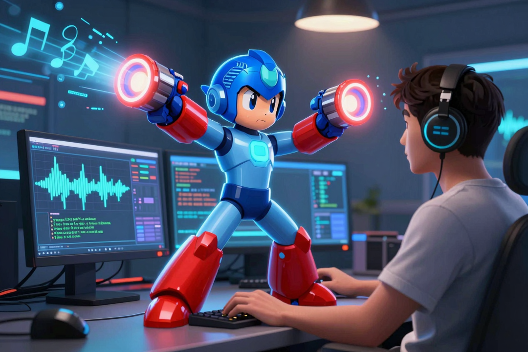mega man dual override detalha graficos compositora desafios