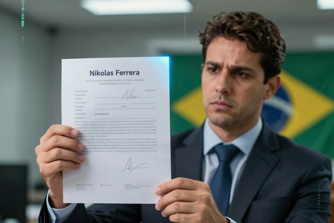 Nikolas Ferreira compartilha documento falso da PF gerado por IA