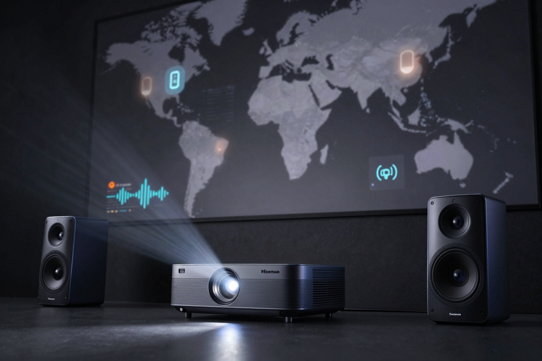 Projetores Hisense C3 Chegam ao Mercado Global com Imagem de 300″ e Som Devialet