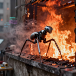 robo formiga incendio elpiss