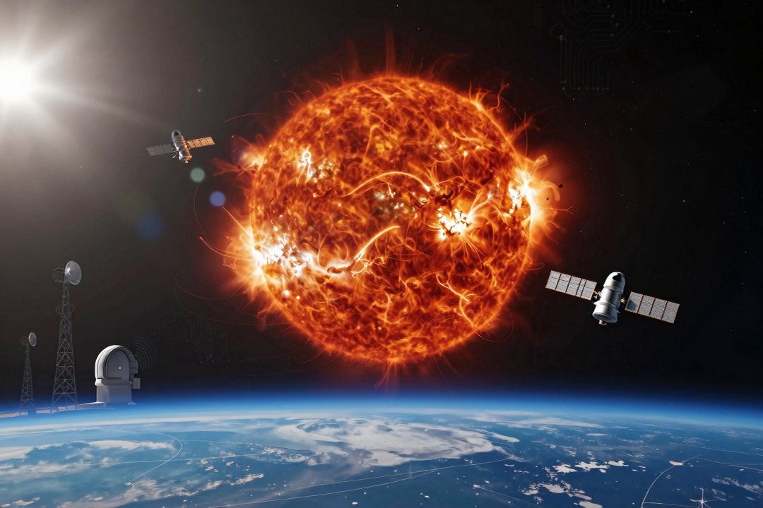 Tempestade Solar Moderada Atinge a Terra: Satélites e Rádios em Alerta!