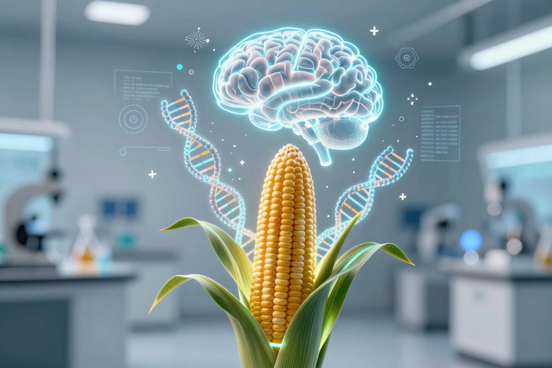 Vylor e Rainbow Crops unem IA e edição genética para milho resiliente