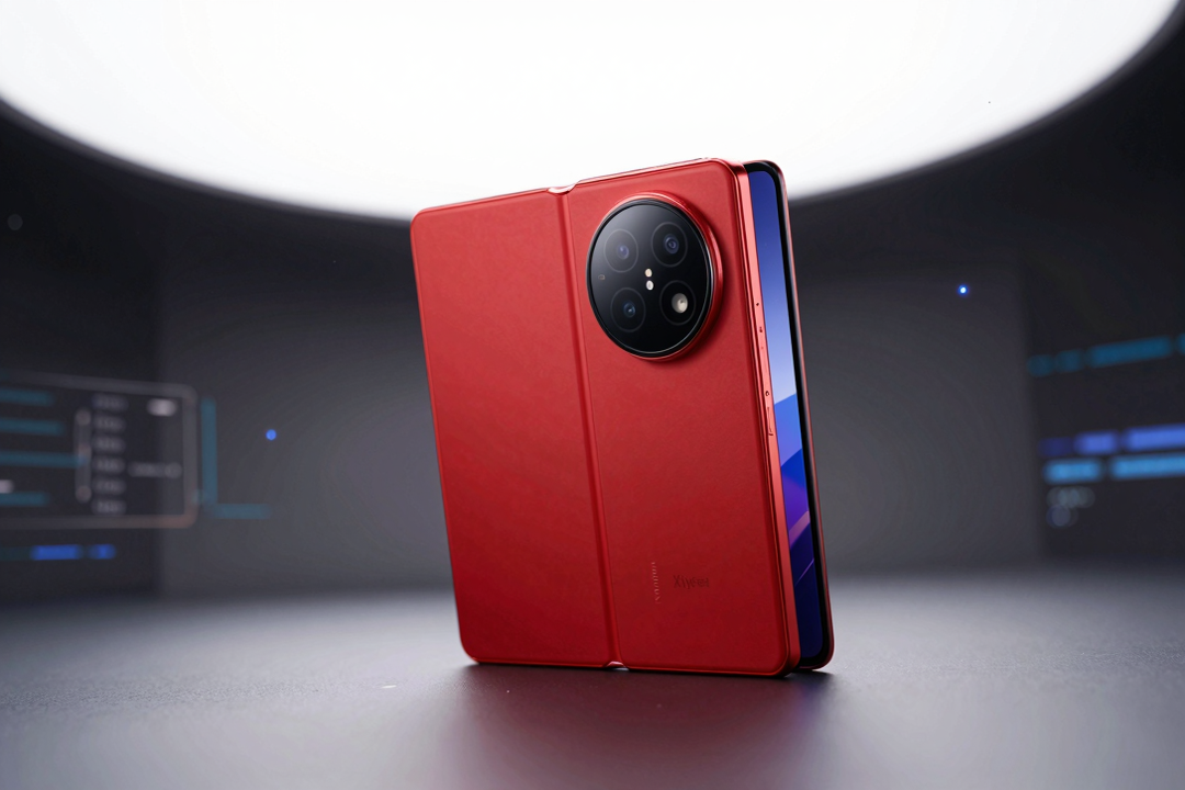 xiaomi 18 fold imagens oficiais cor xiye red lancamento