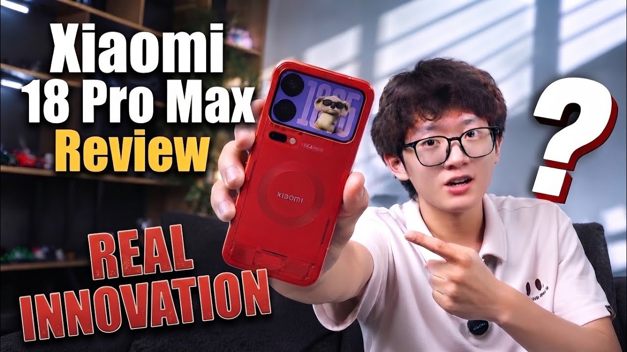 Xiaomi 18 Pro Transparent Red Edition unboxing oficial com caixa e carregador