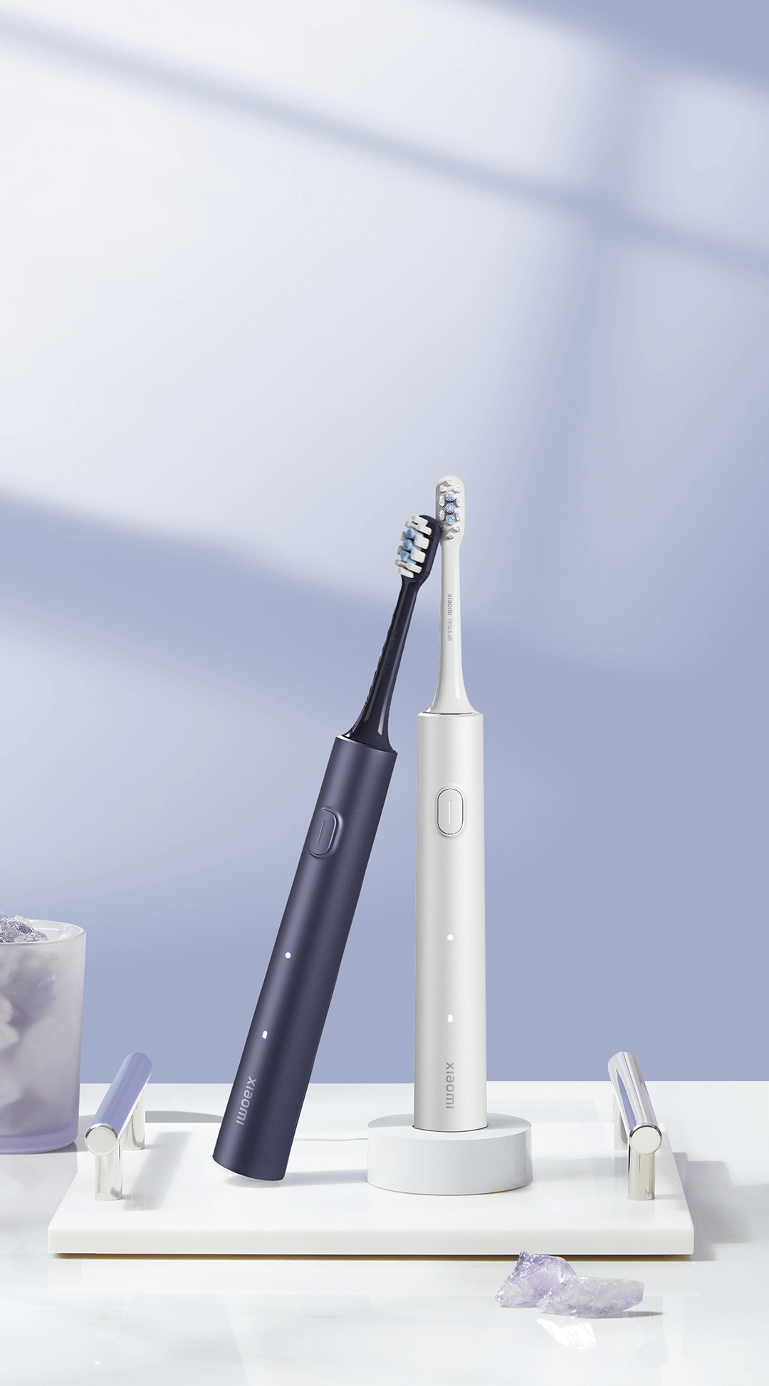 Escova de dentes elétrica Xiaomi Electric Toothbrush T302 na base de carregamento sem fio