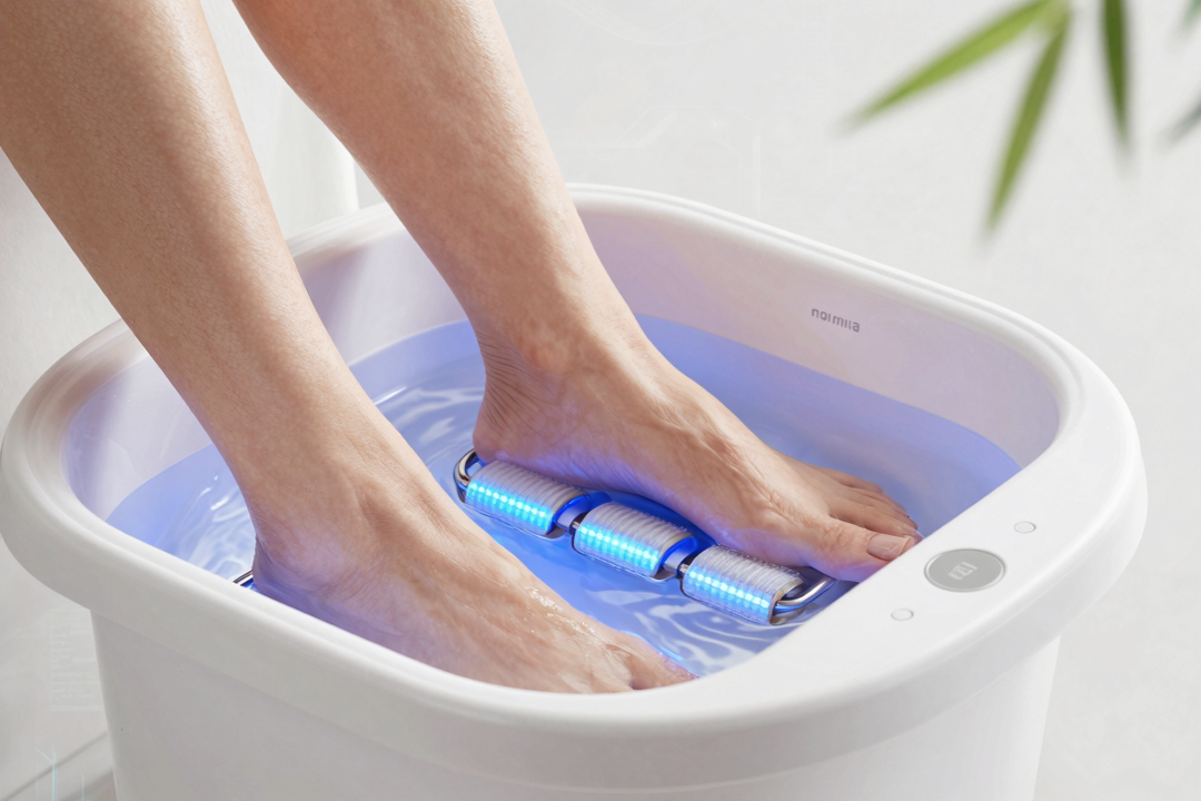 Xiaomi Lança Mijia Sterilizing Foot Bath 2: Massagem Tripla e Esterilização UV para Relaxamento Perfeito!