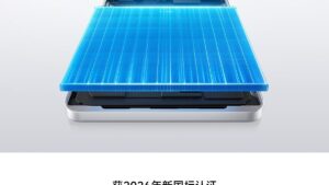 Bateria externa magnética ultrafina Xiaomi Jinshajiang de 5.000 mAh e 6,75 mm de espessura fixada em smartphone
