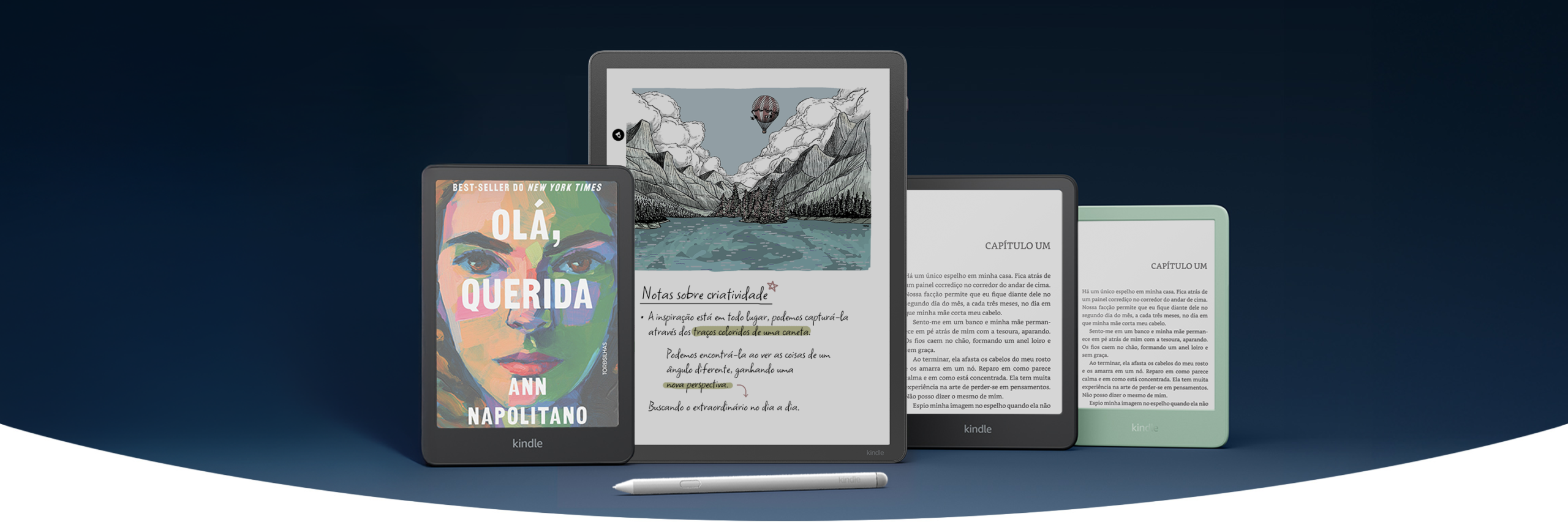 Amazon lança novos Kindles com design mais fino e leve no Brasil