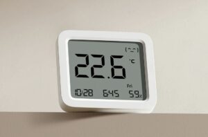 Medidor inteligente de temperatura e umidade da Xiaomi, modelo anterior ao Mijia Monitor 3 Pro