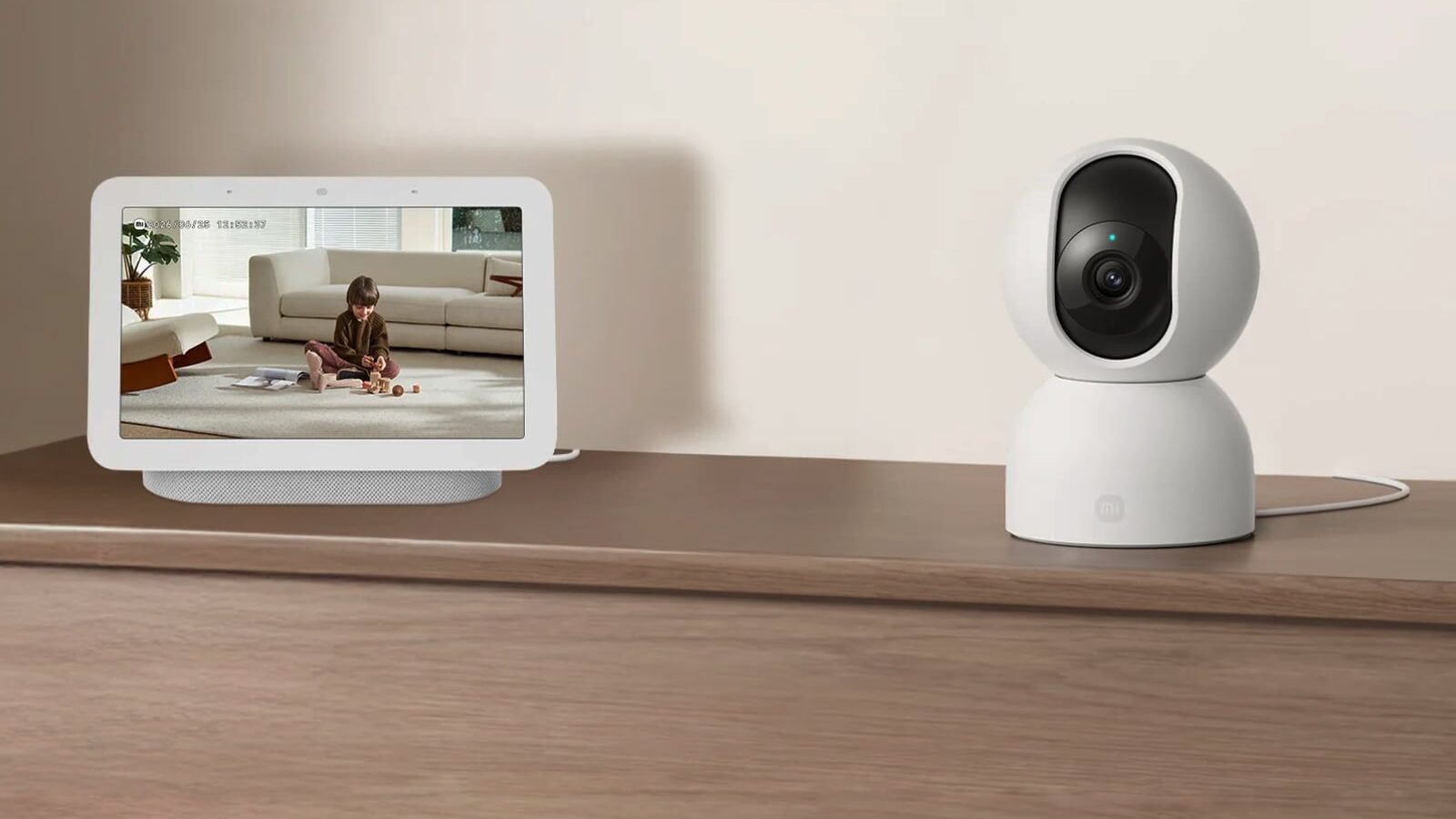 Xiaomi Smart Camera C401 chega às lojas com vídeo 2.5K e Wi-Fi 6 1 Câmera de segurança residencial Xiaomi Smart Camera C401 branca posicionada sobre uma superfície em ambiente interno