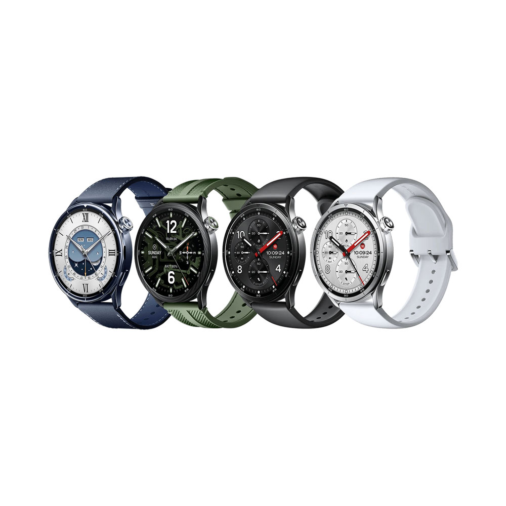 Coleção Xiaomi Watch S5 46mm em diferentes acabamentos e pulseiras