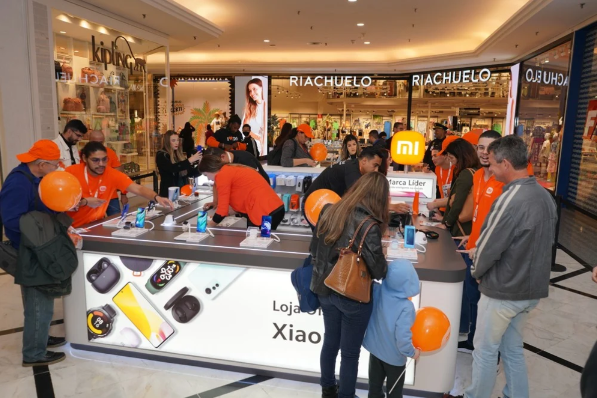 Inauguração de Quiosque xiaomi