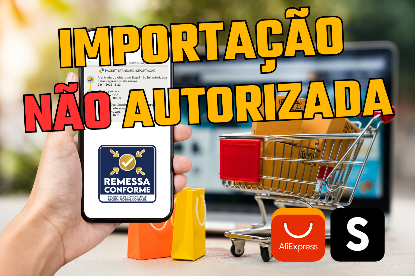 Importação não autorizada