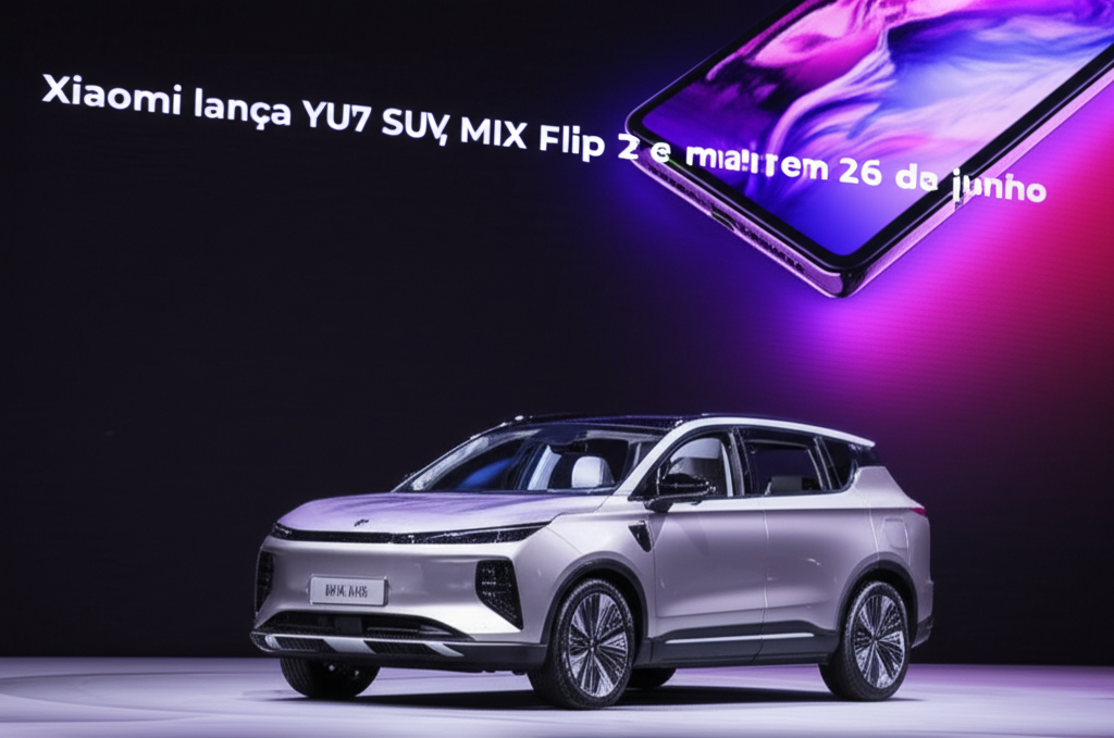 Xiaomi lança YU7 SUV, MIX Flip 2 e mais em 26 de junho