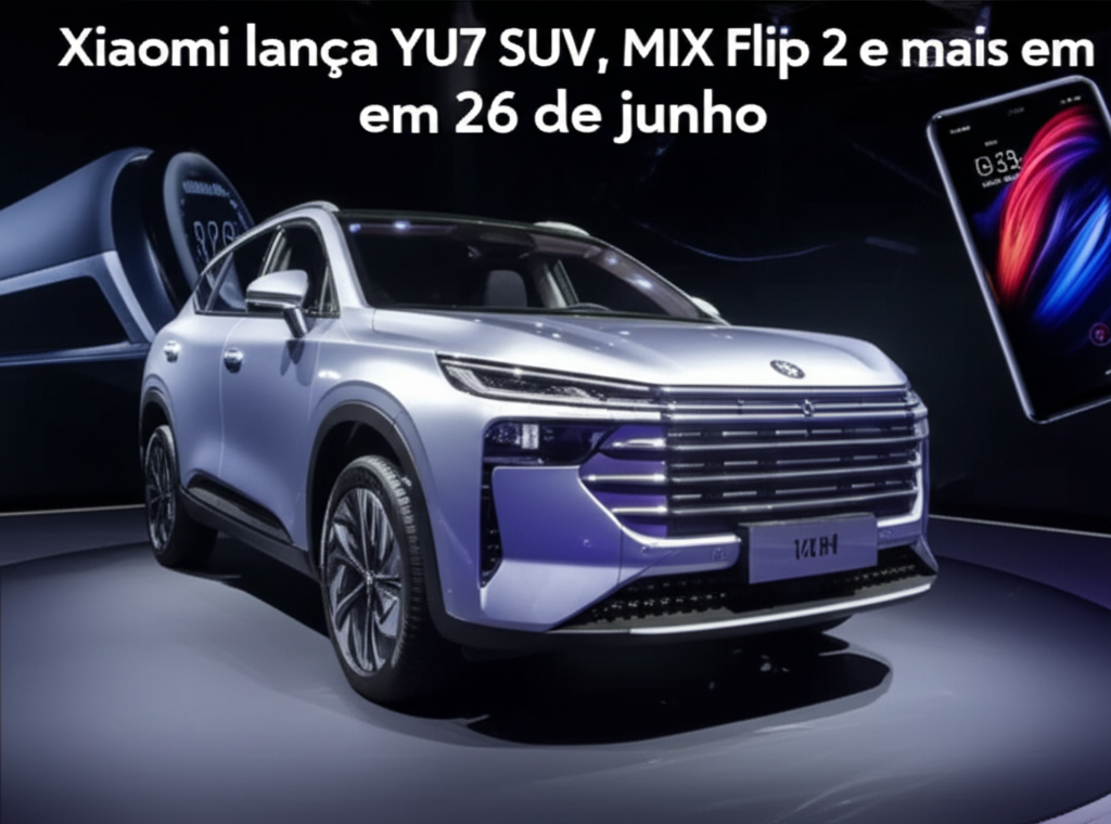 Xiaomi lança YU7 SUV, MIX Flip 2 e mais em 26 de junho