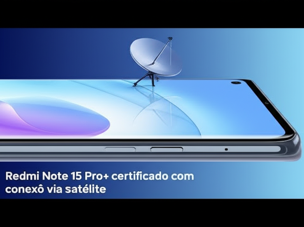 Redmi Note 15 Pro+ certificado com conexão via satélite