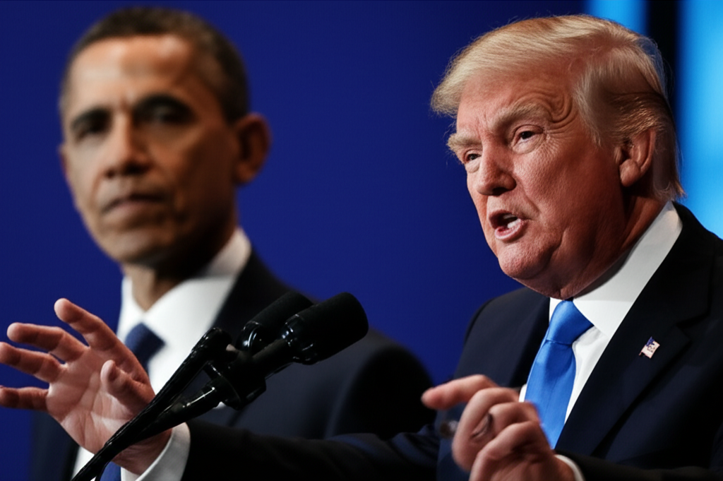 Trump acusa Obama de 'traição' por eleições de 2016 1 trump acusa obama de traicao por eleicoes de 2016