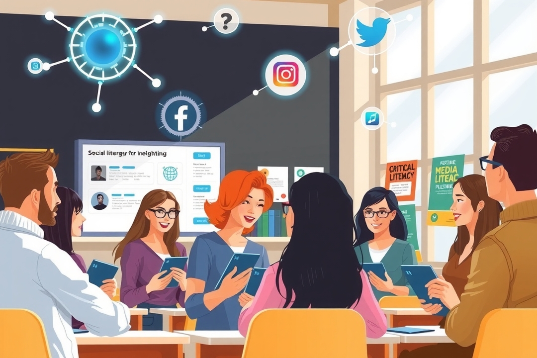 Pensamento Crítico sobre IA e Redes Sociais Entra no Currículo Escolar 1 pensamento critico ia redes sociais escola