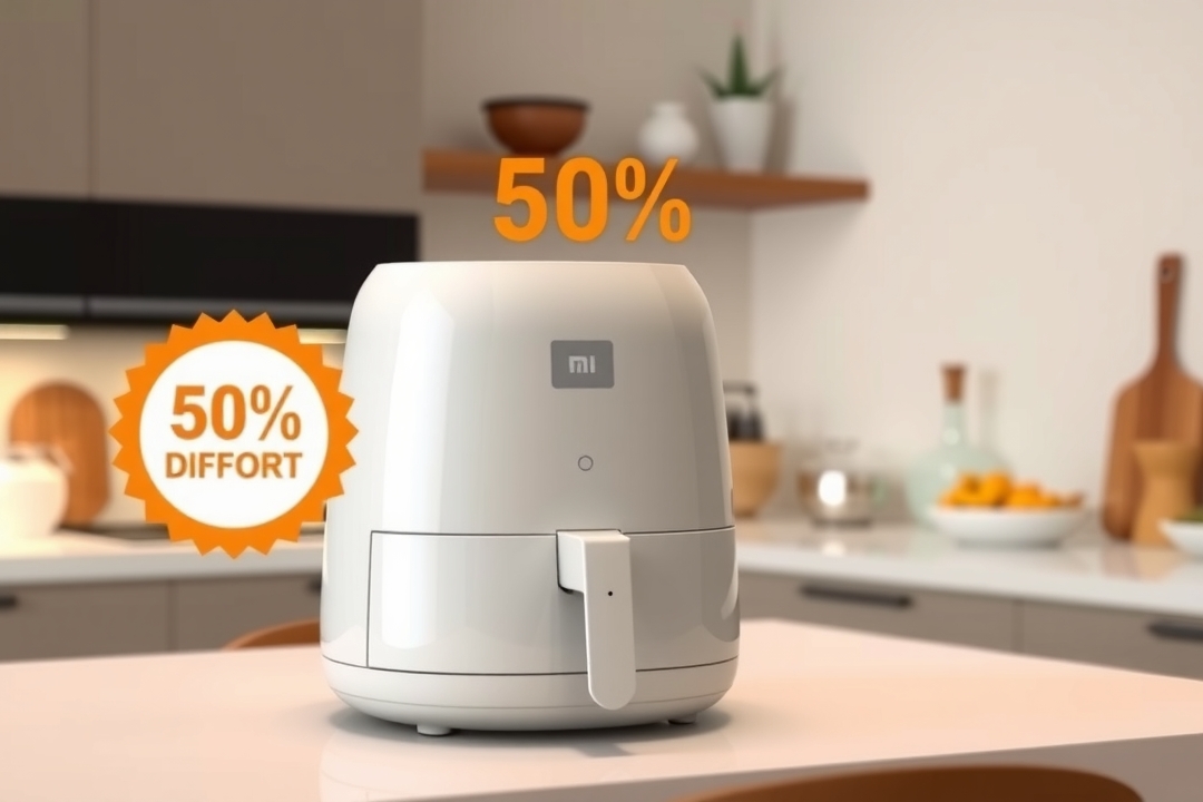 Promoção: Xiaomi Smart Air Fryer 6.5L com 50% de Desconto