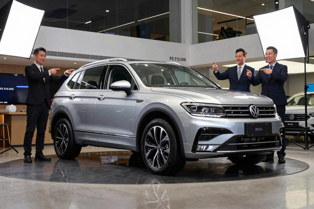 Lojistas Torcem por Tiguan 2.0 Turbo e Projetam Preço de R$ 315 Mil 1 lojistas torcem tiguan 20 projetam preco suv