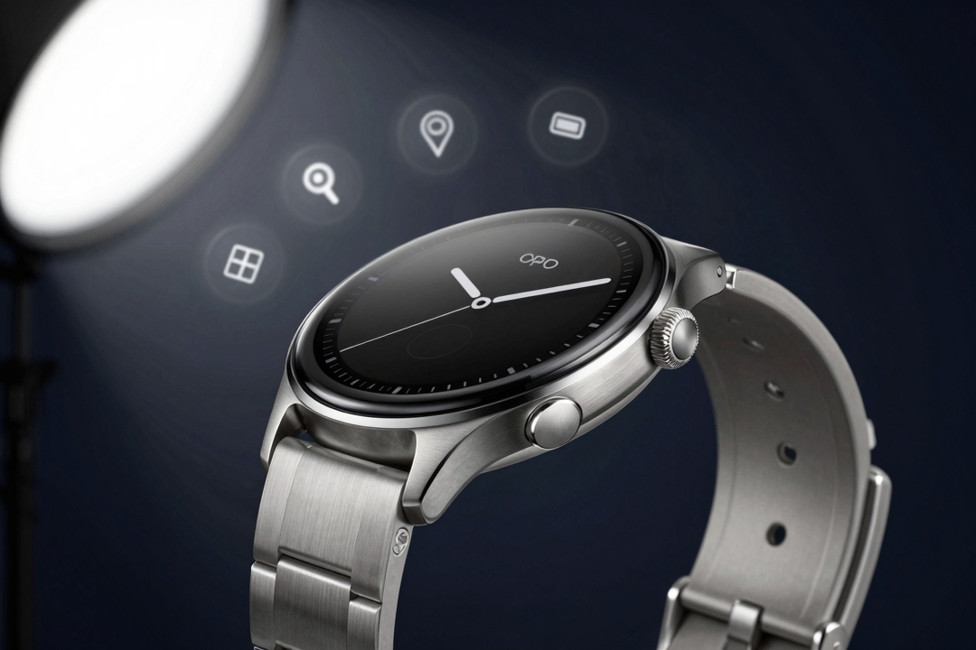 OPPO Watch X3: Design Premium em Titânio e Specs Chave Confirmados