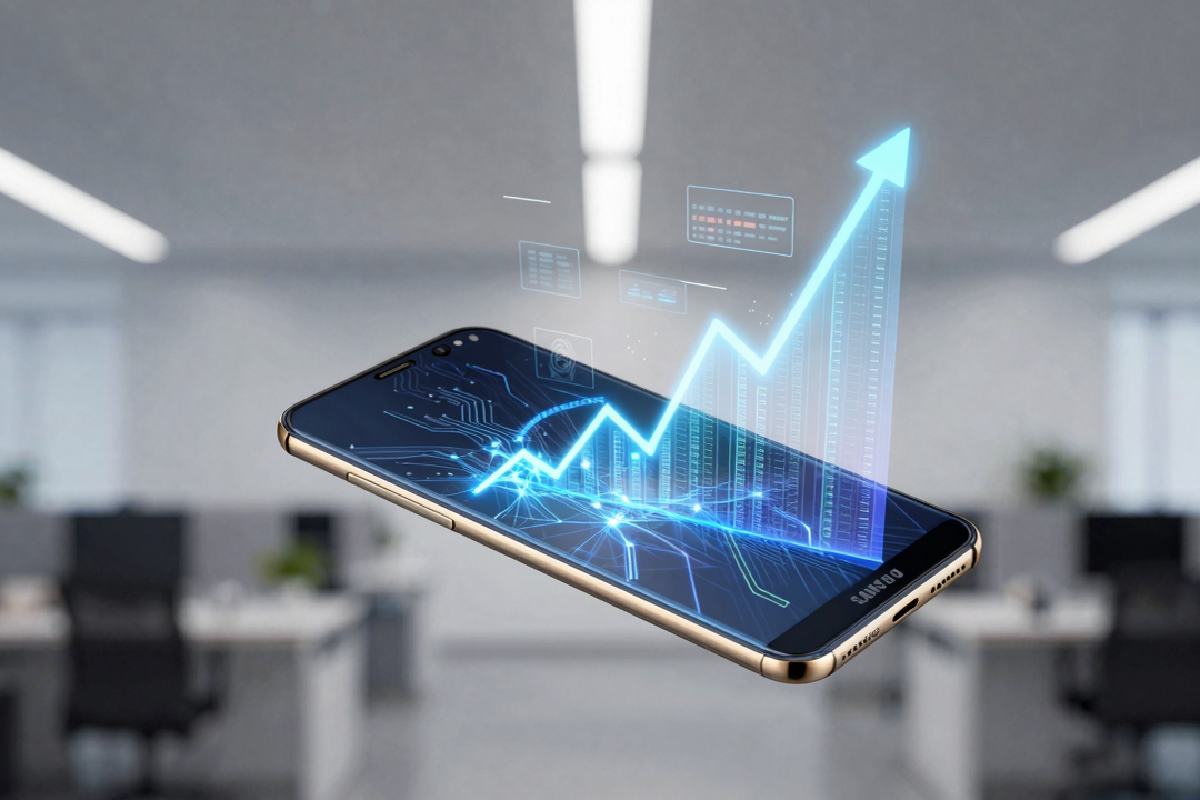 Samsung Atinge US$1 Tri: Impulso da IA Leva Ações a Recorde Histórico