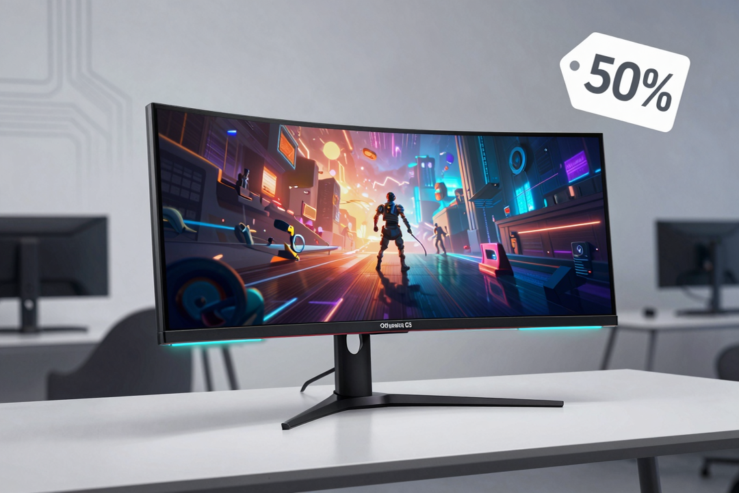 Samsung Odyssey G5 Ultrawide: Monitor Gamer com Quase 50% OFF na Amazon