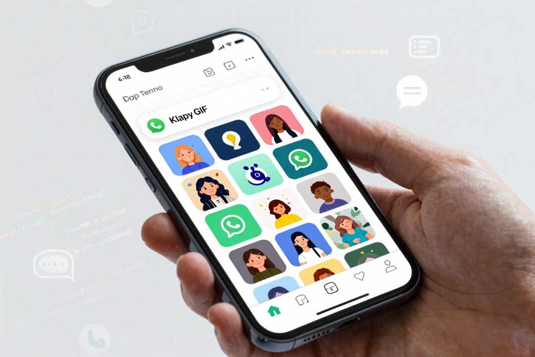 whatsapp troca servico gifs klipy substitui tenor