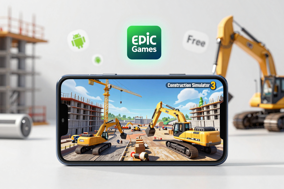 Epic Games Libera ‘Construction Simulator 3’ Grátis para Android