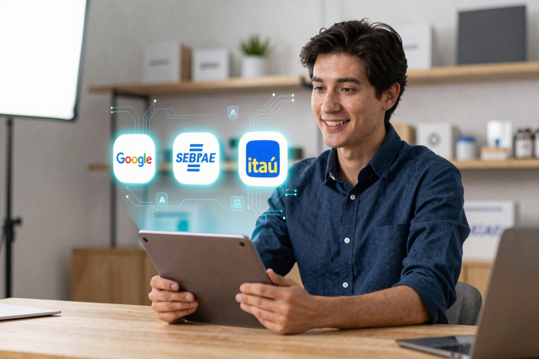google sebrae itau curso gratuito ia pequenos negocios