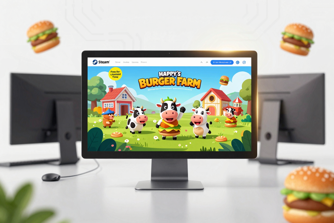 steam libera happys humble burger farm gratis tempo limitado