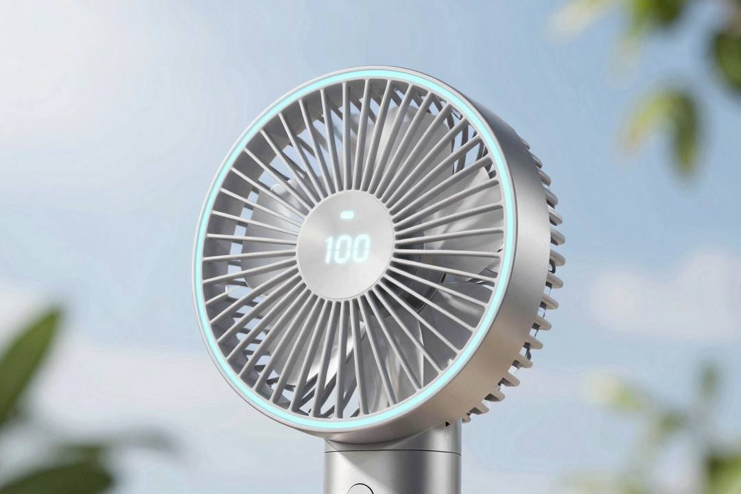 Xiaomi Mijia Lança Ventilador Portátil com 100 Níveis de Velocidade e Bateria de 40 Horas: O Fim do Calor! 1 ventilador portatil xiaomi mijia 100 velocidades