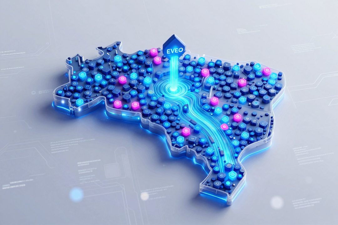 EVEO Processa 1 Trilho de Tokens de IA Mensalmente no Brasil