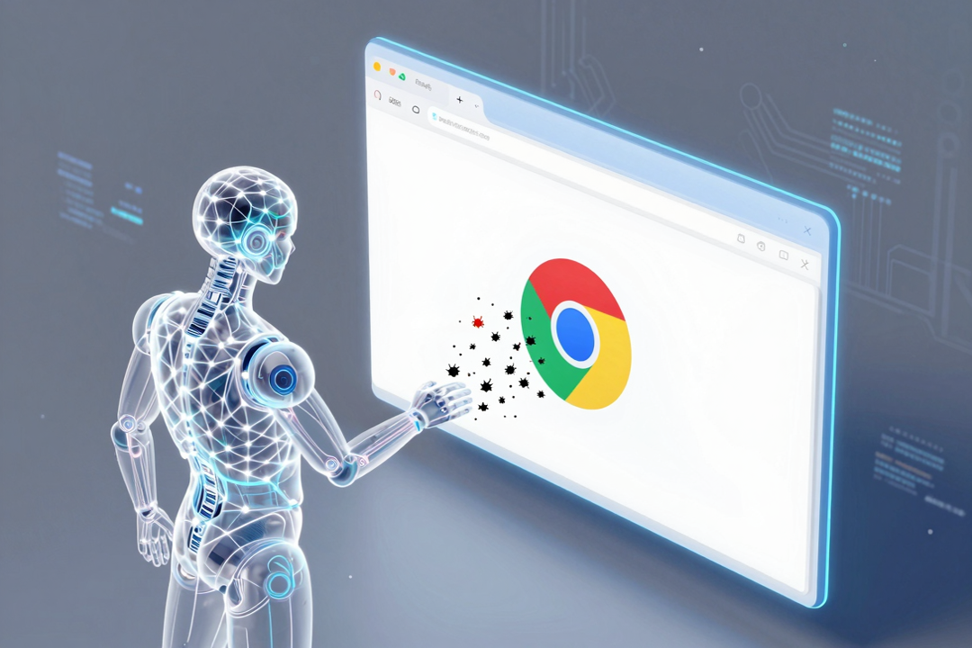 IA corrige mais de mil falhas no Google Chrome em um mês