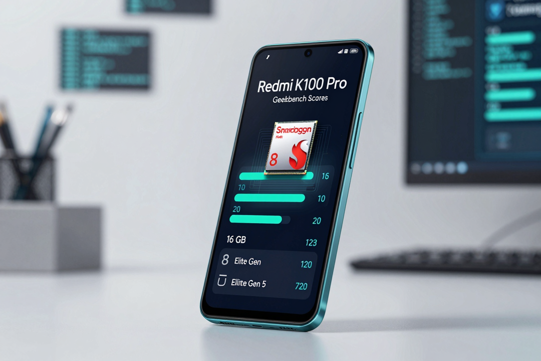 Redmi K100 Pro Surge no Geekbench com Snapdragon 8 Elite Gen 5 e 16GB RAM