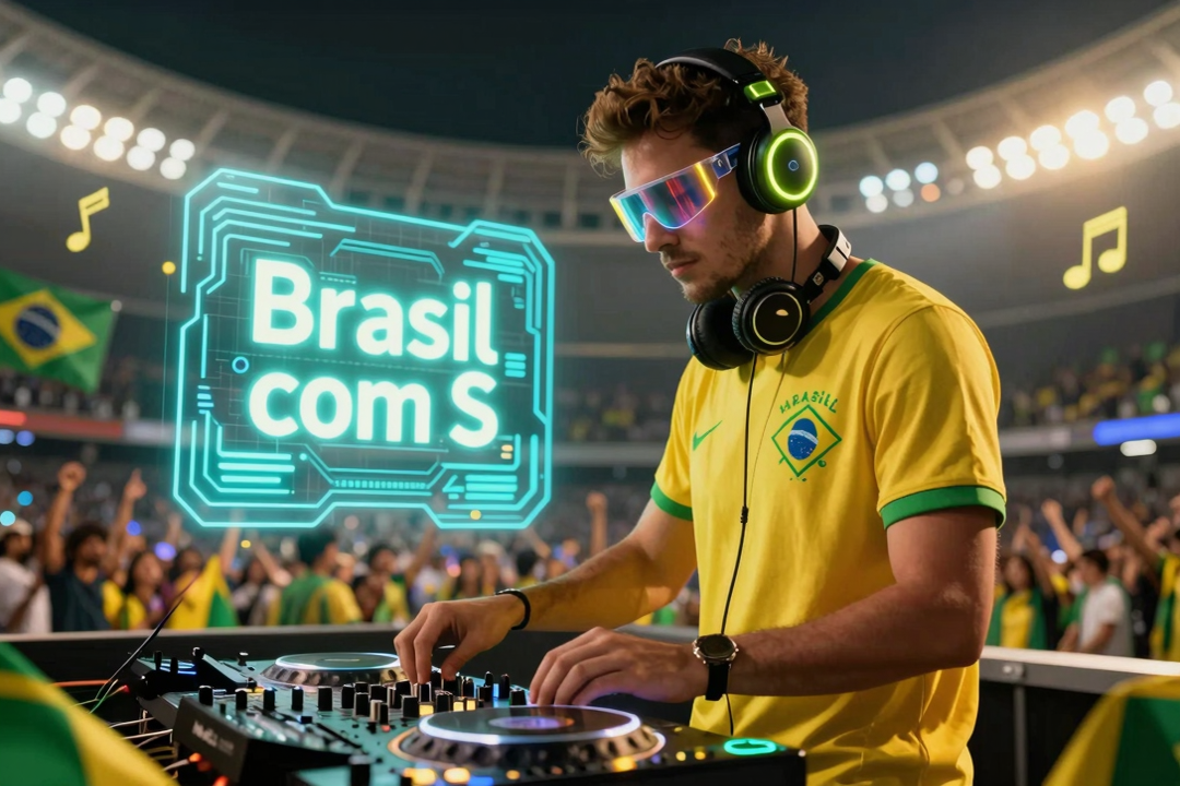 REVOLUÇÃO NA MÚSICA: DJ M4IA e IA criam ‘Brasil com S’, o hit BILIONÁRIO da Copa!