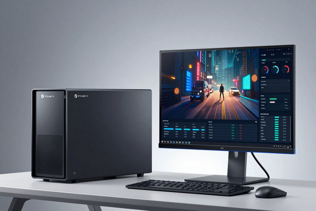 Steam Machine com Windows 11: Desempenho Similar ao SteamOS em Jogos