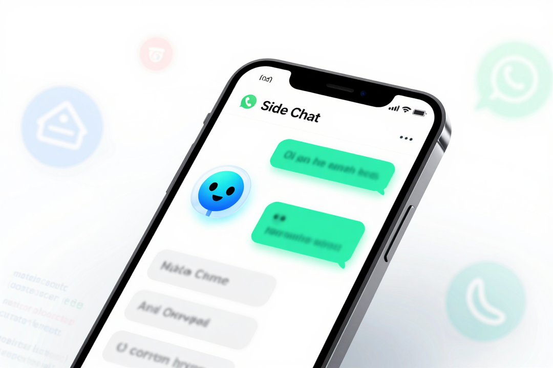WhatsApp testa ‘Side Chat’ com Meta AI para ajuda privada em conversas