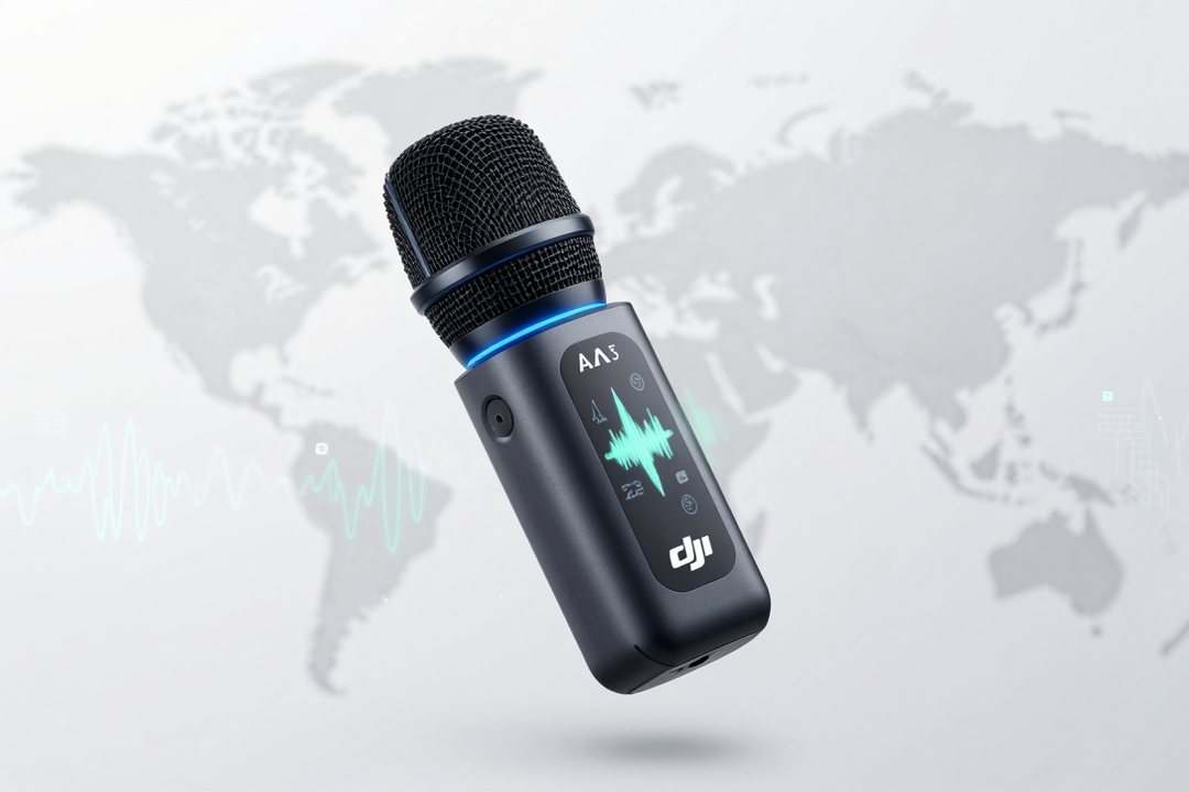 dji mic mini 2s lancamento global audio 32bit gravacao ia