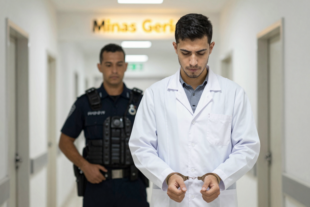 URGENTE: Estudante de Medicina preso por importunação sexual em hospital de MG é solto 1 estudante medicina preso importunacao sexual hospital mg