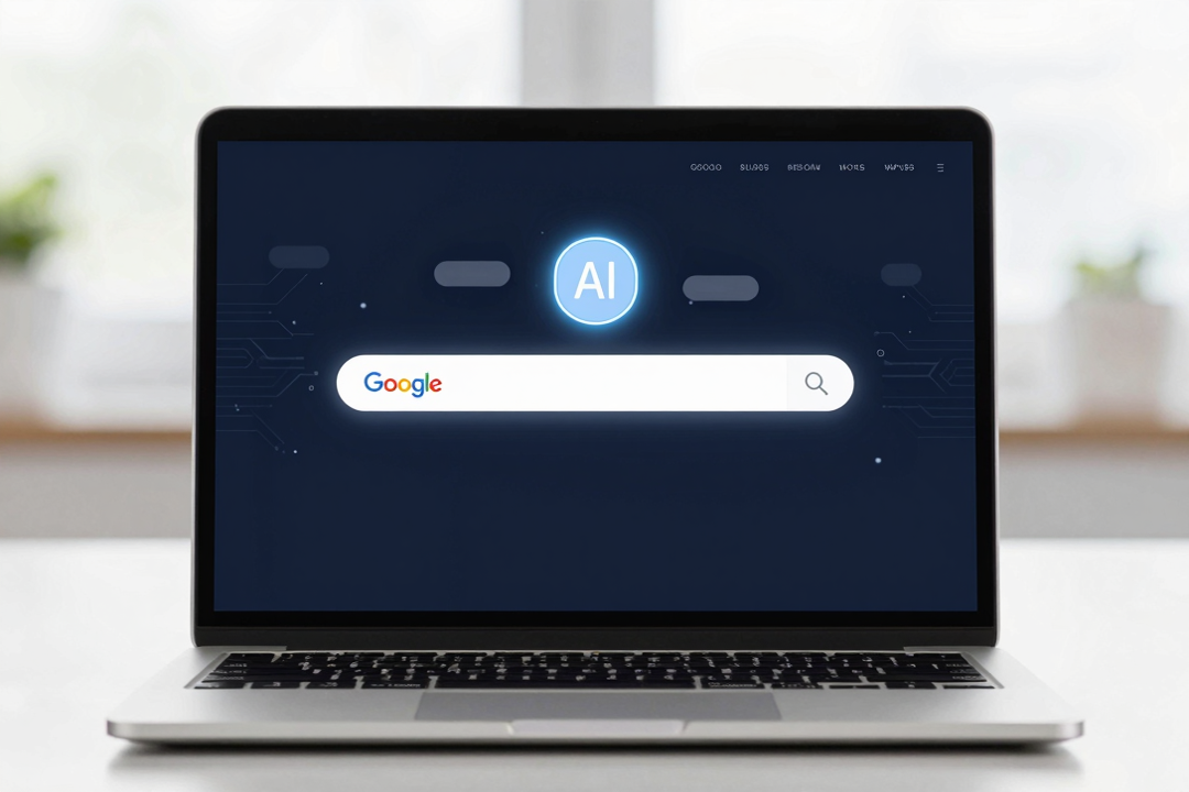 google testa pagina inicial sem botao de busca priorizando ia