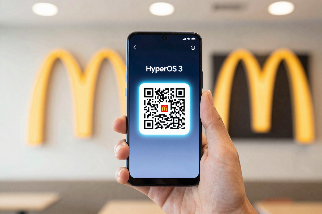 HyperOS 3 da Xiaomi Integra QR Code do McDonald’s para Pedidos Rápidos