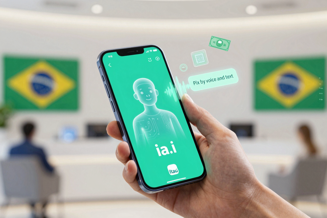 Itaú Lança ‘ia.i’: IA Transforma App e Facilita Pix por Voz e Texto